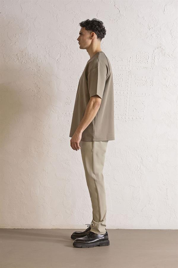 GMG Firenze-I Am Another Baskılı Oversize Erkek T Shirt-KISA KOL-2-Milagron.com