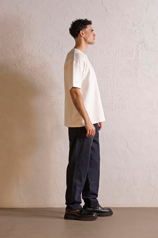 GMG Firenze-I Am Another Baskılı Oversize Erkek T Shirt-KISA KOL-7-Milagron.com
