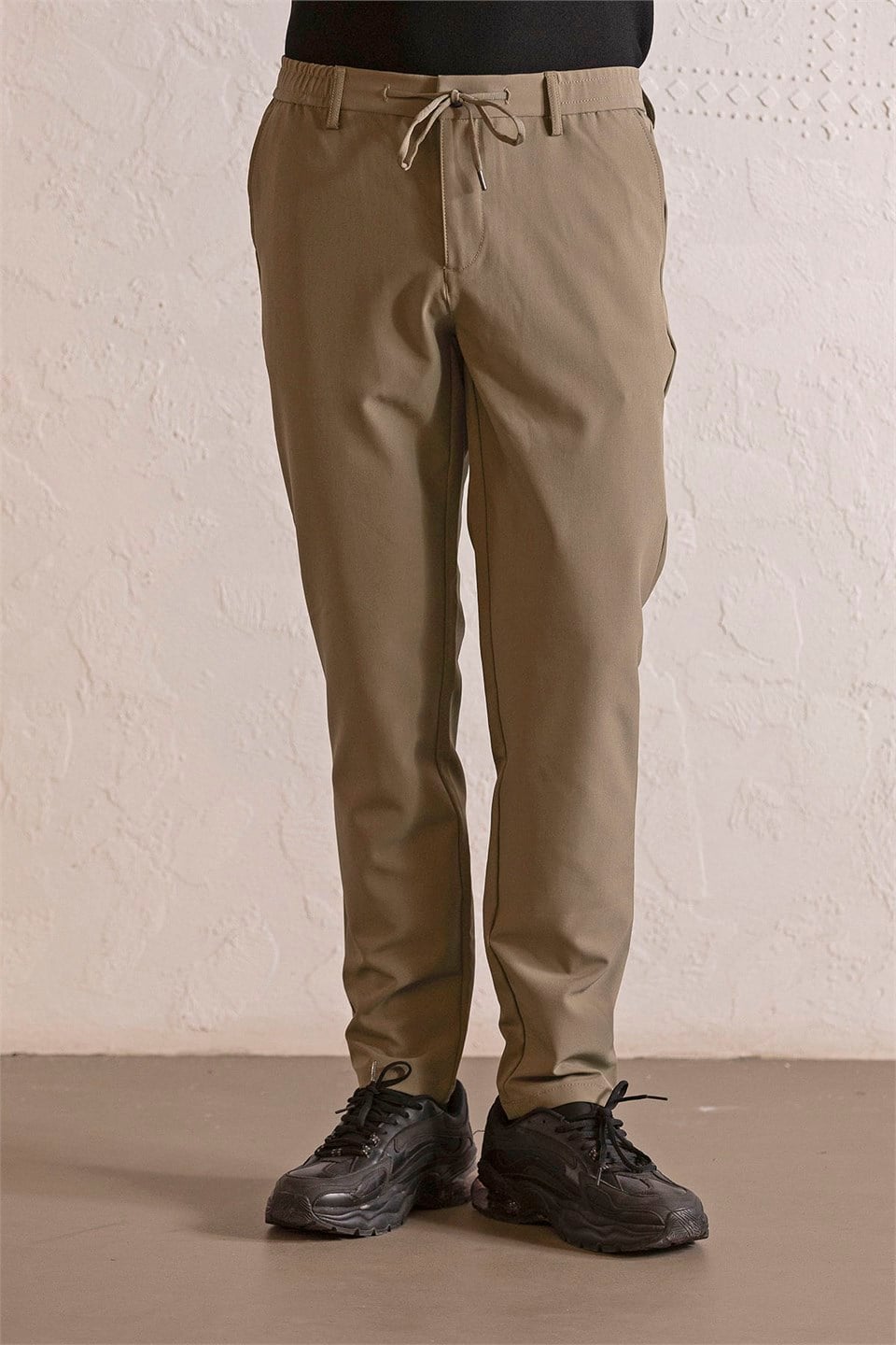 GMG Firenze-Beli Lastikli Ve Bağcıklı Cepleri Çıtçıtlı Jogger Erkek Pantolon-Pantolon-1-Milagron.com