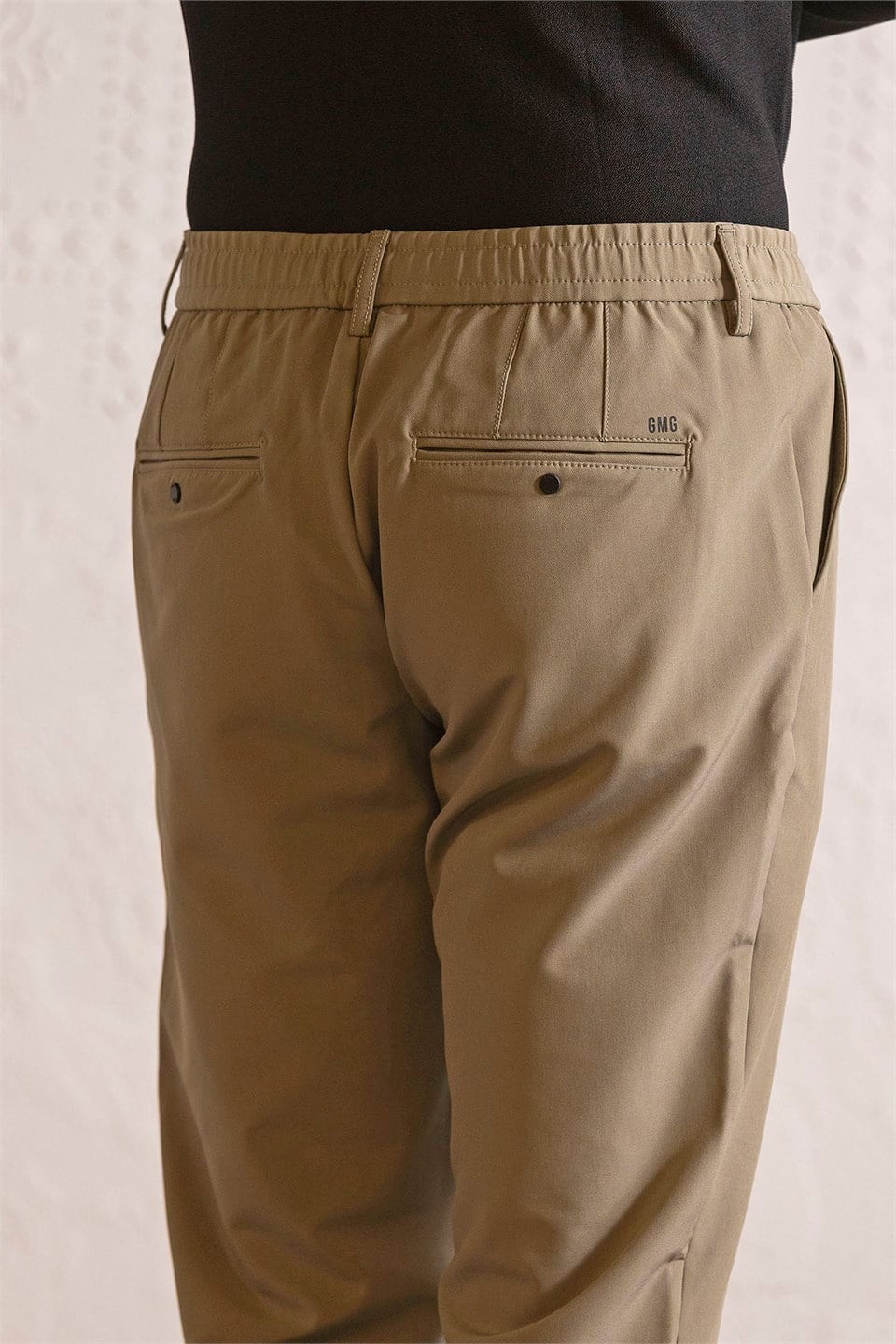 GMG Firenze-Beli Lastikli Ve Bağcıklı Cepleri Çıtçıtlı Jogger Erkek Pantolon-Pantolon-4-Milagron.com