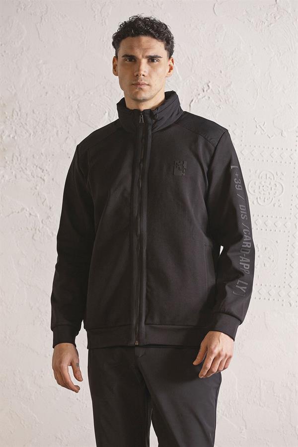 GMG Firenze-Kapüşonlu Fermuarlı Garni Detaylı Erkek Sweatshirt-SWEATSHIRT-4-Milagron.com