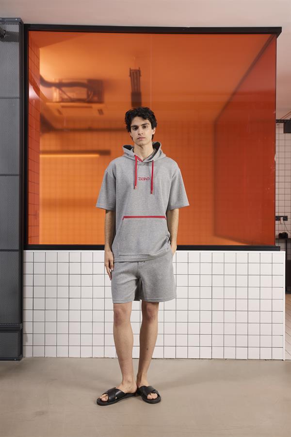 GMG Firenze-Kapüşonlu Kanguru Cepli Baskı Detaylı Erkek Sweatshirt-SWEATSHIRT-2-Milagron.com