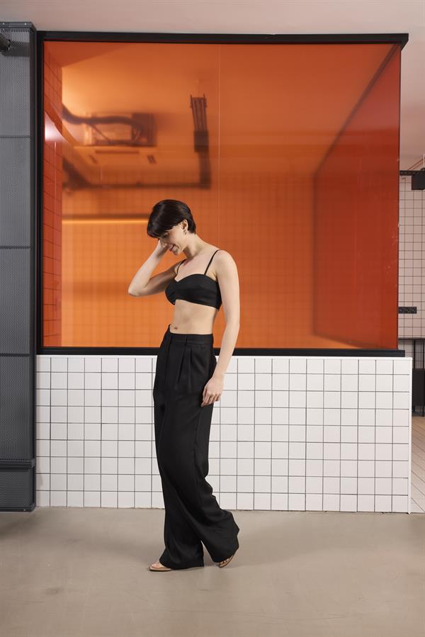 GMG Firenze-Lastikli Bel İstanbul Cepli Bol Paça Kadın Pantolon-Pantolon-5-Milagron.com