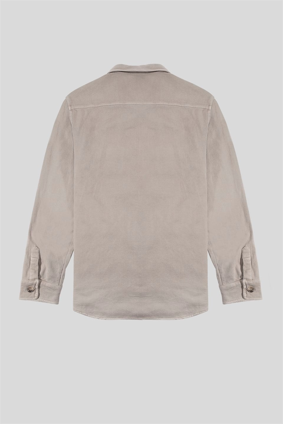 GMG Firenze-Regular Fit Moleskin Kumaş Erkek Dış Gömlek-SWEAT MONT-5-Milagron.com