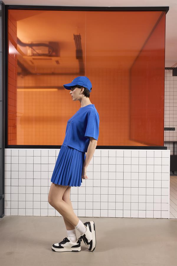 GMG Firenze-Pileli Kadın Şort Etek-Etek-5-Milagron.com