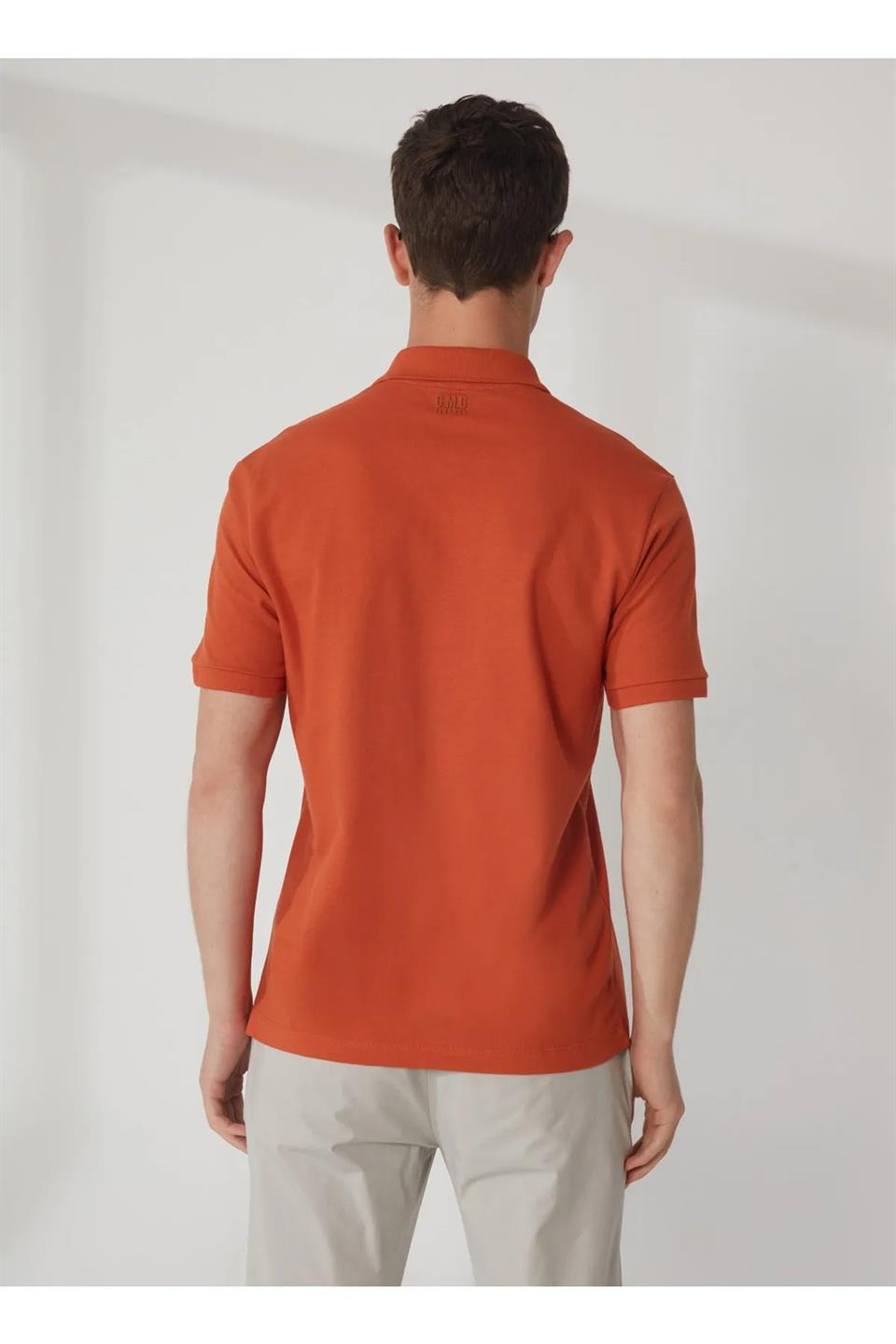 GMG Firenze-Polo Yaka %100 Pamuk Önü Baskılı T-Shirt-T-Shirts-2-Milagron.com