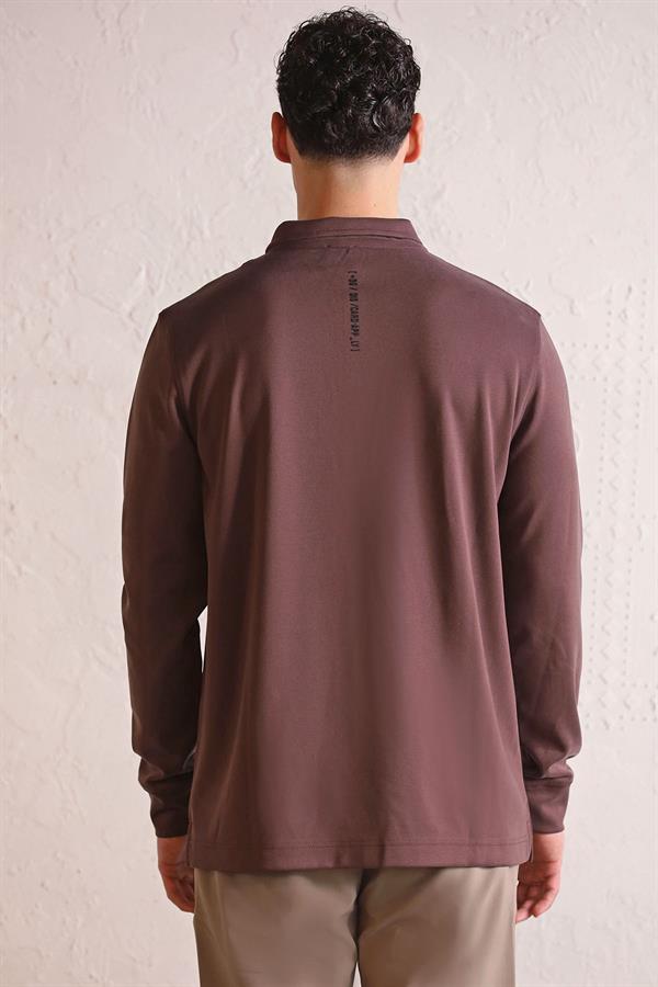 GMG Firenze-Polo Yaka Dikiş Detaylı Erkek Sweatshirt-SWEATSHIRT-5-Milagron.com