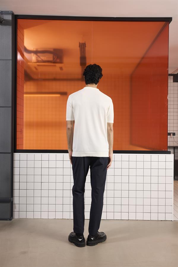 GMG Firenze-Polo Yaka Fermuarlı Slim Fit Triko Erkek Kazak-KAZAK-3-Milagron.com