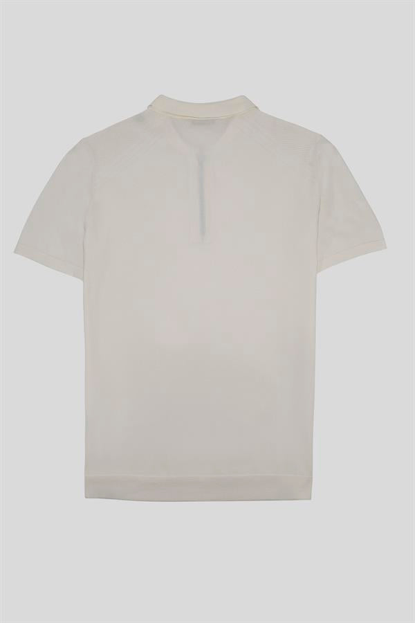 GMG Firenze-Polo Yaka Fermuarlı Slim Fit Triko Erkek Kazak-KAZAK-6-Milagron.com