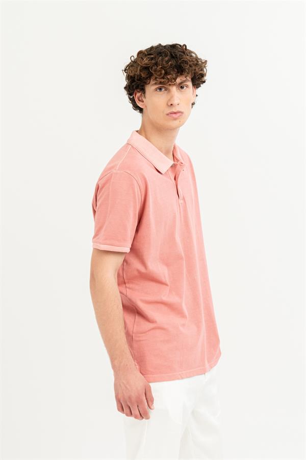 GMG Firenze-Polo Yaka Slim Fit Basic T-Shirt-T-Shirts-5-Milagron.com