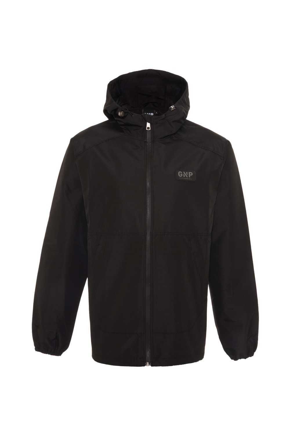 GNP İstanbul-Black Waterproof Rain Jacket-Yağmurluk-2-Milagron.com
