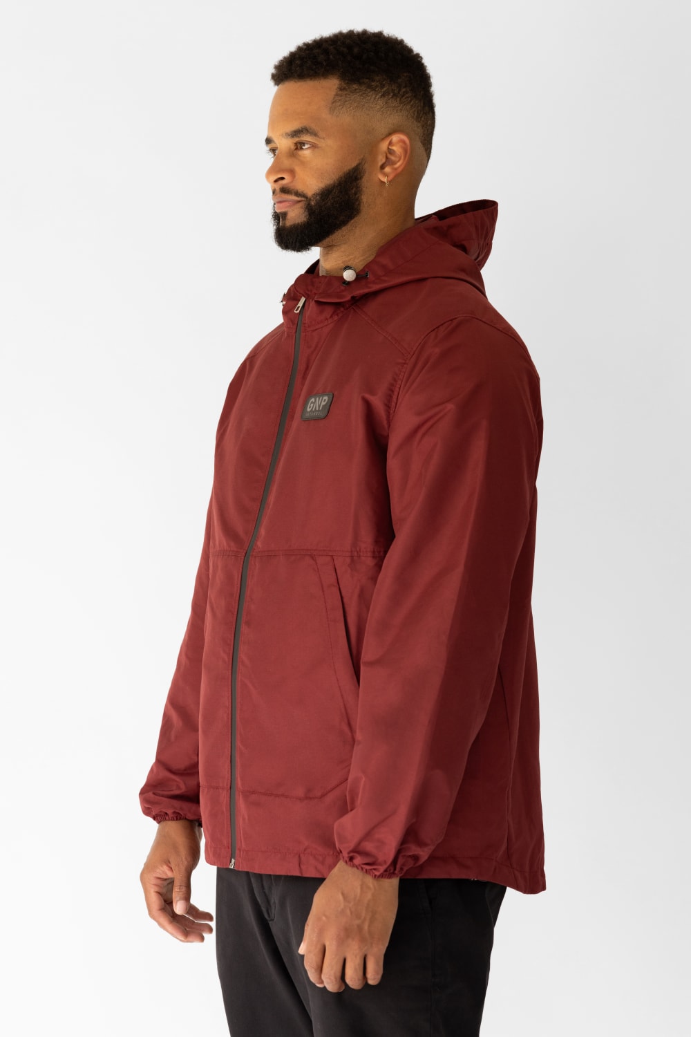 GNP İstanbul-Burgundy Waterproof Rain Jacket-Yağmurluk-2-Milagron.com