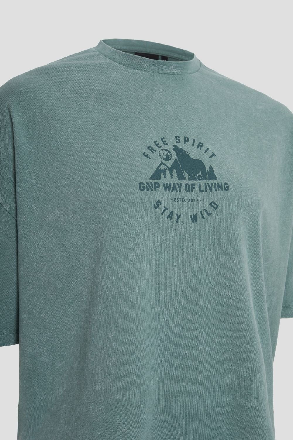 GNP İstanbul-Gnp Eskitme Yıkamalı Free Spirit Tshirt-T-Shirts-2-Milagron.com