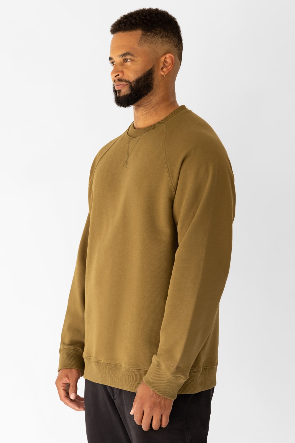 GNP İstanbul-Khaki Raglan Sweatshirt-Sweatshirts & Hoodies-2-Milagron.com