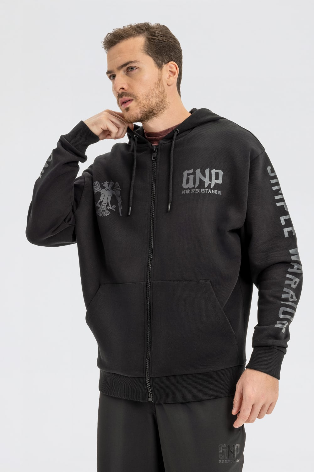 GNP İstanbul-Simple Warrior Sweatshirt-Sweatshirts & Hoodies-3-Milagron.com