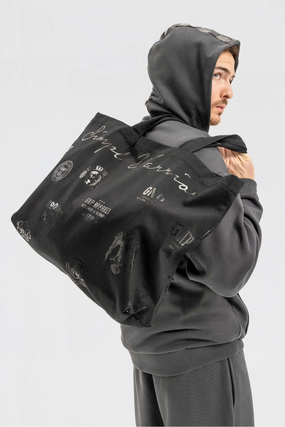 GNP İstanbul-Simple Warrior Twill Tote Bag-Bez Çanta-2-Milagron.com