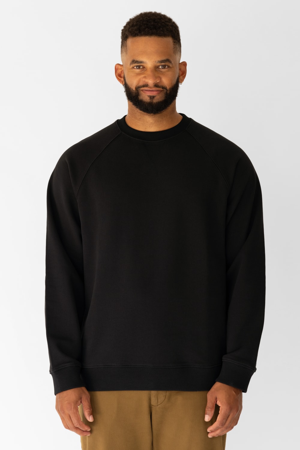 GNP İstanbul-Siyah Night Out Raglan Sweatshirt-Sweatshirts & Hoodies-1-Milagron.com