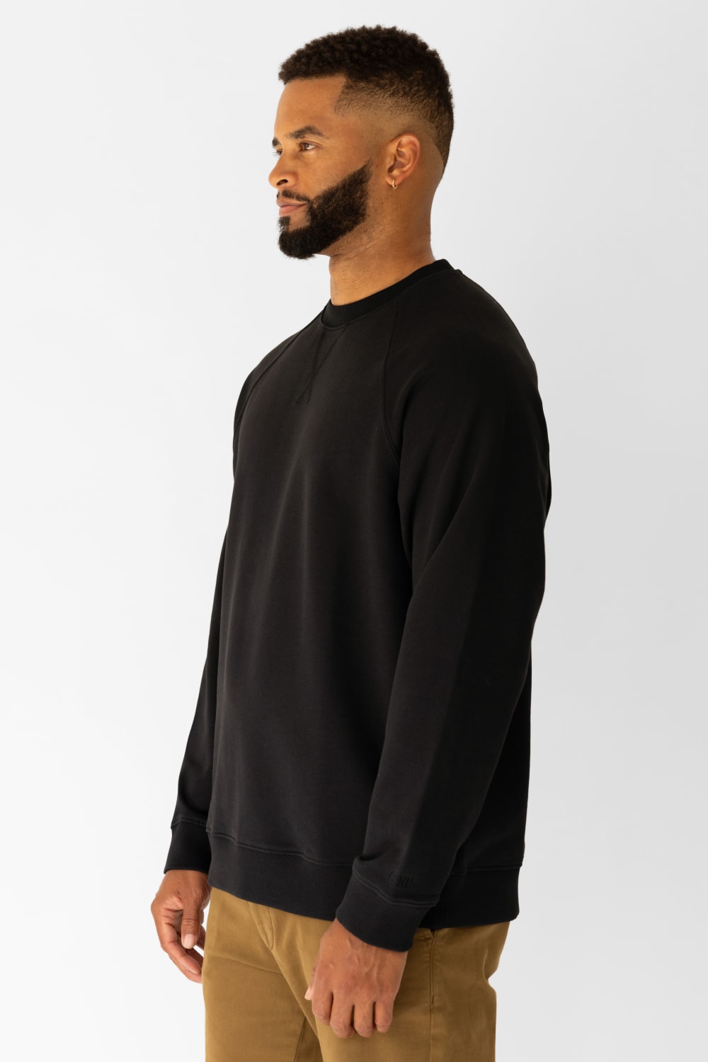 GNP İstanbul-Siyah Night Out Raglan Sweatshirt-Sweatshirts & Hoodies-2-Milagron.com