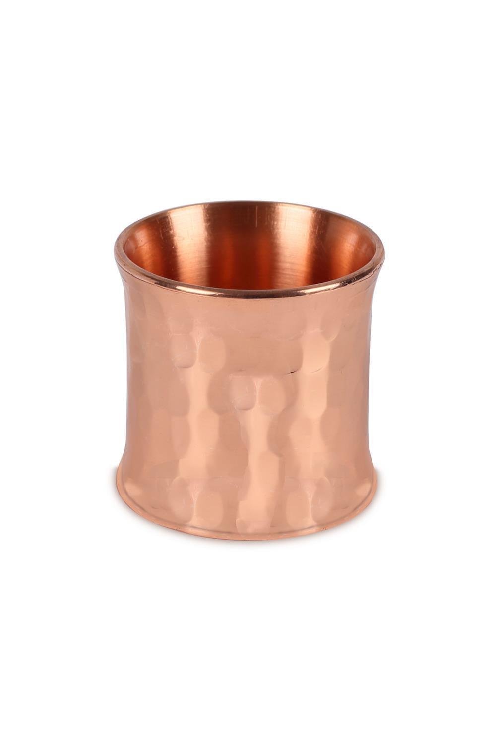 Gaia's Store-Dövme Bakır Peçete Halkası - 4'lü Set - Napkin Ring-Mutfak Aksesuarları-2-Milagron.com