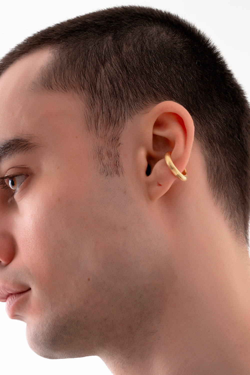 Gal İstanbul-Big Cult Earcuff Gold-Küpe-2-Milagron.com