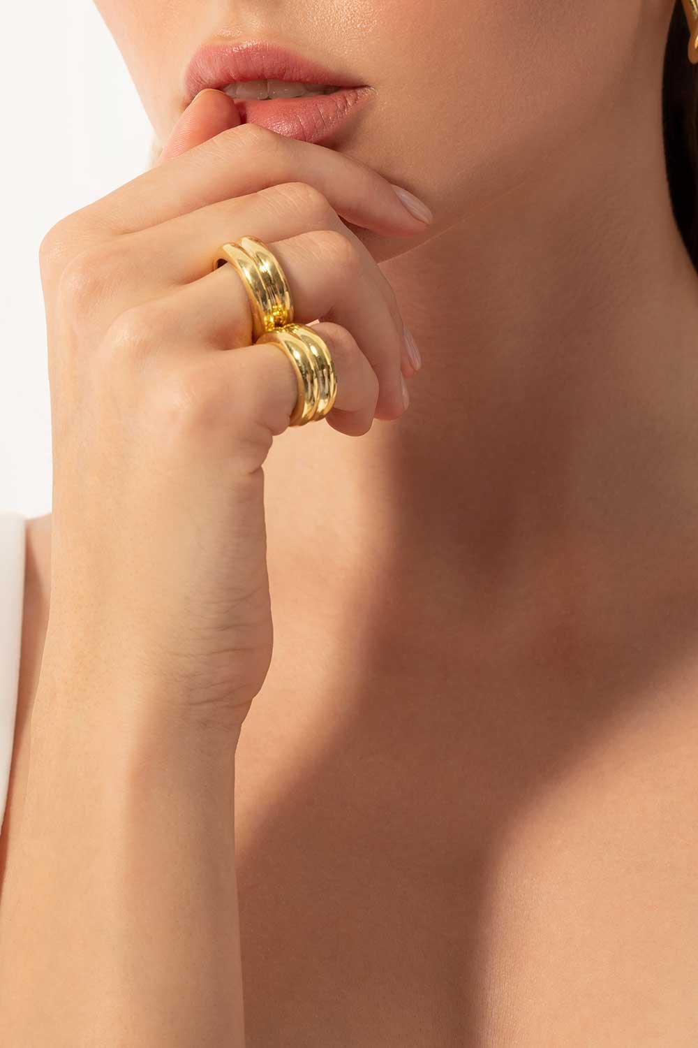 Gal İstanbul-Day Night Yüzük Gold-Yüzük-2-Milagron.com