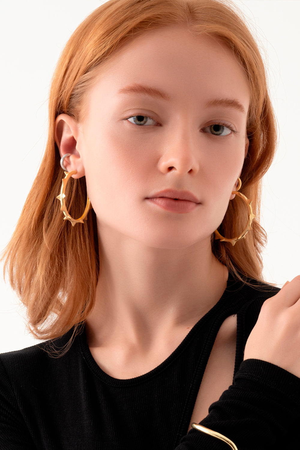 Gal İstanbul-Electra Küpe Gold-Küpe-2-Milagron.com