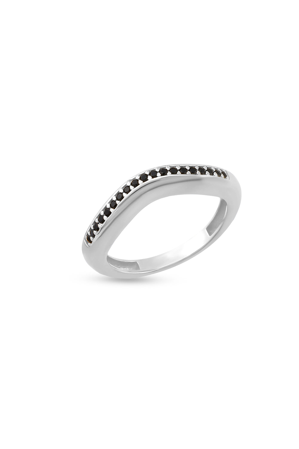 Gal İstanbul-Gale Yüzük Silver x Black-Yüzük-1-Milagron.com