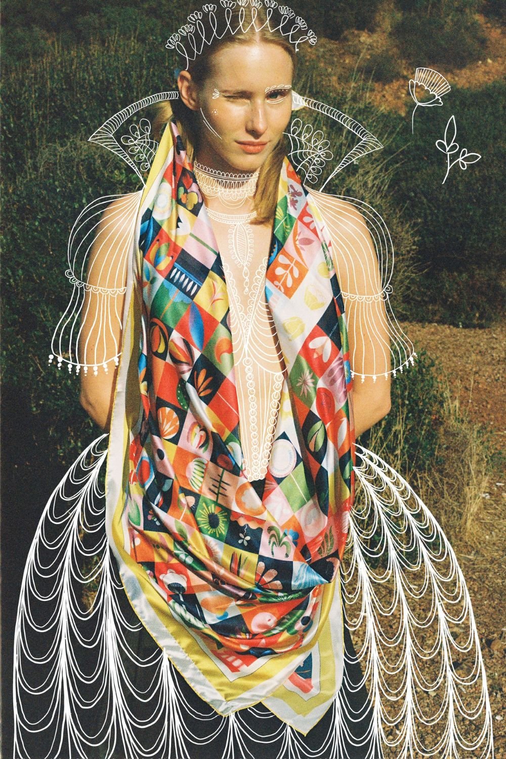 Galene Brand-Dance Şi̇fon Fular-Şal & Fular-4-Milagron.com