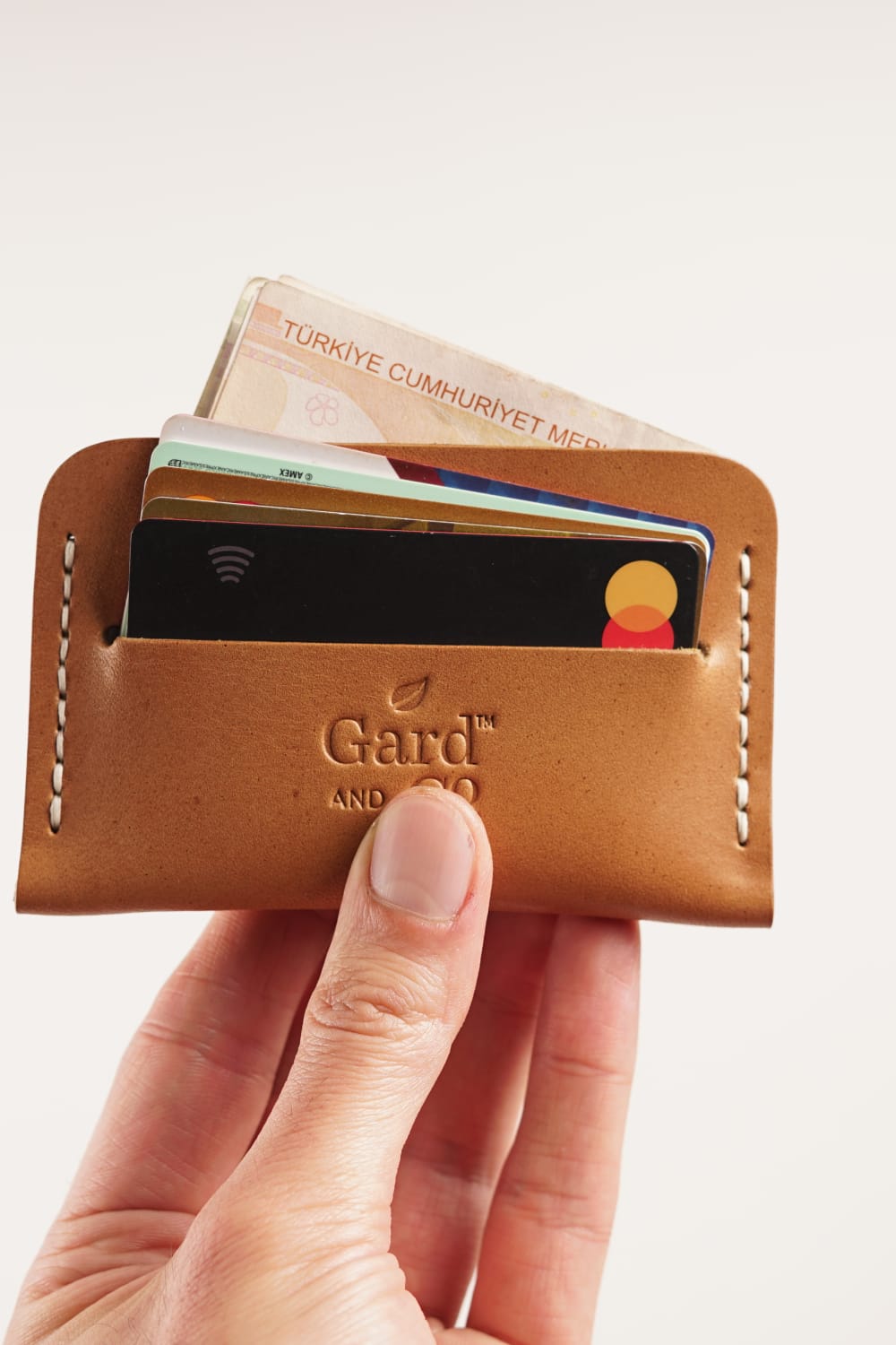 Gard And Co-Flat Deri Kartlık Hardal Sarısı-Cüzdan & Kartlık-2-Milagron.com