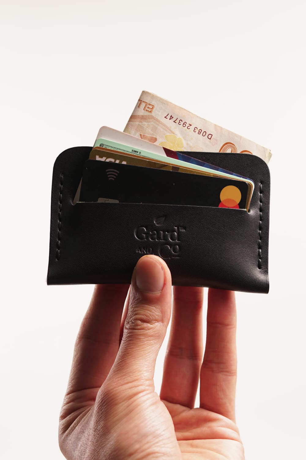 Gard And Co-Flat Deri Kartlık Siyah-Cüzdan & Kartlık-2-Milagron.com