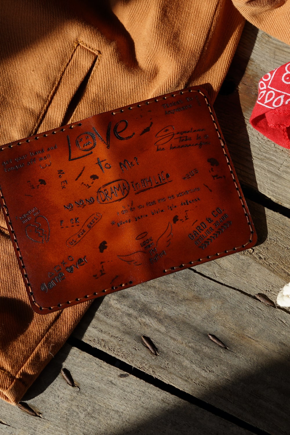 Gard And Co-Özel Tasarım Kaotik Dikey Deri Cüzdan-Cüzdan & Kartlık-7-Milagron.com