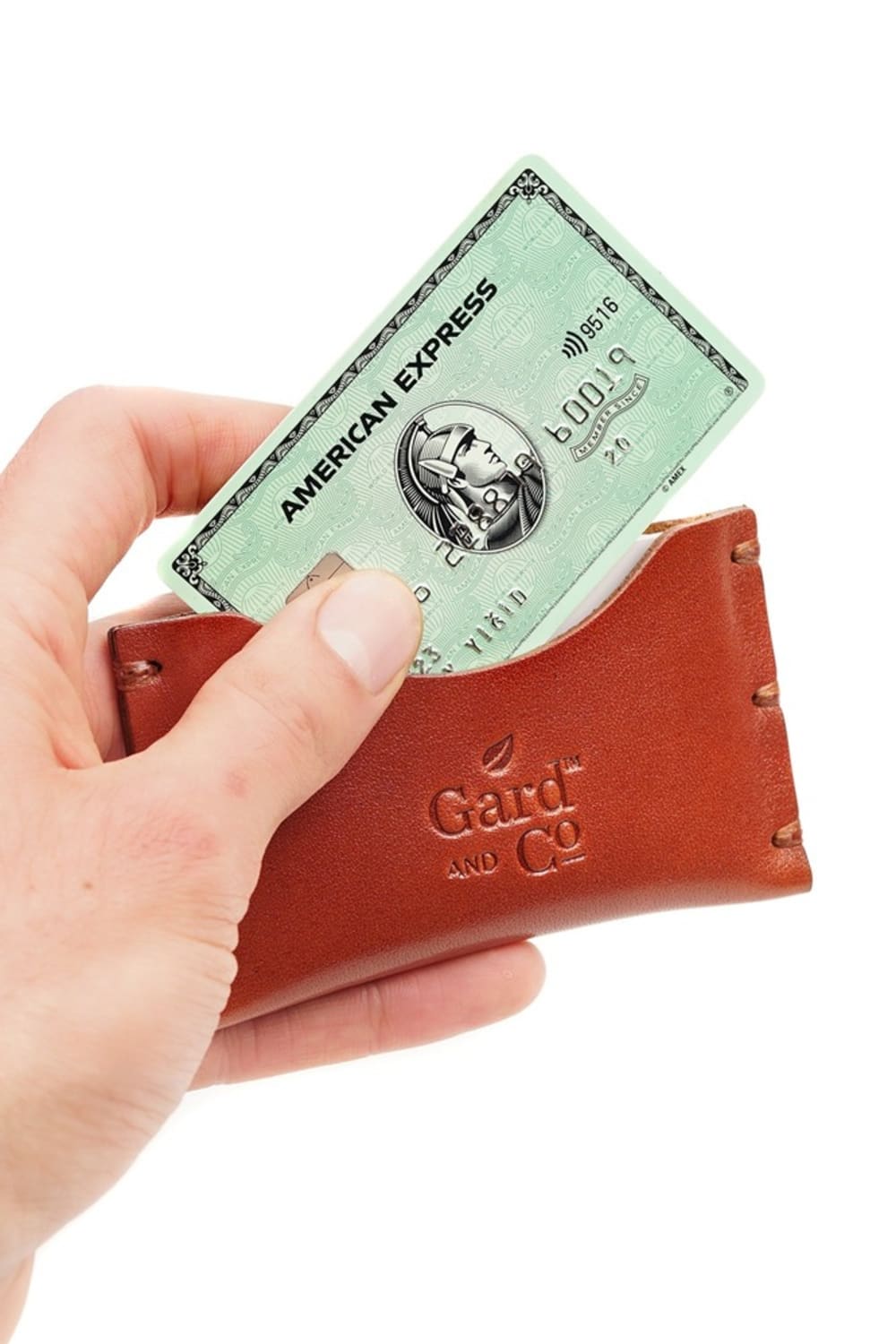 Gard And Co-Thin Oval Wallet / Hakiki Deri El Yapımı İnce Taba Kartlık (Unisex)-Kartvizitlik-2-Milagron.com