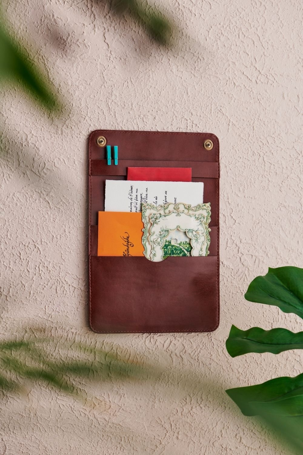 Gardin Leather-Deri Duvar Aksesuarı & Depolama Alanı-Duvar Dekorları-1-Milagron.com