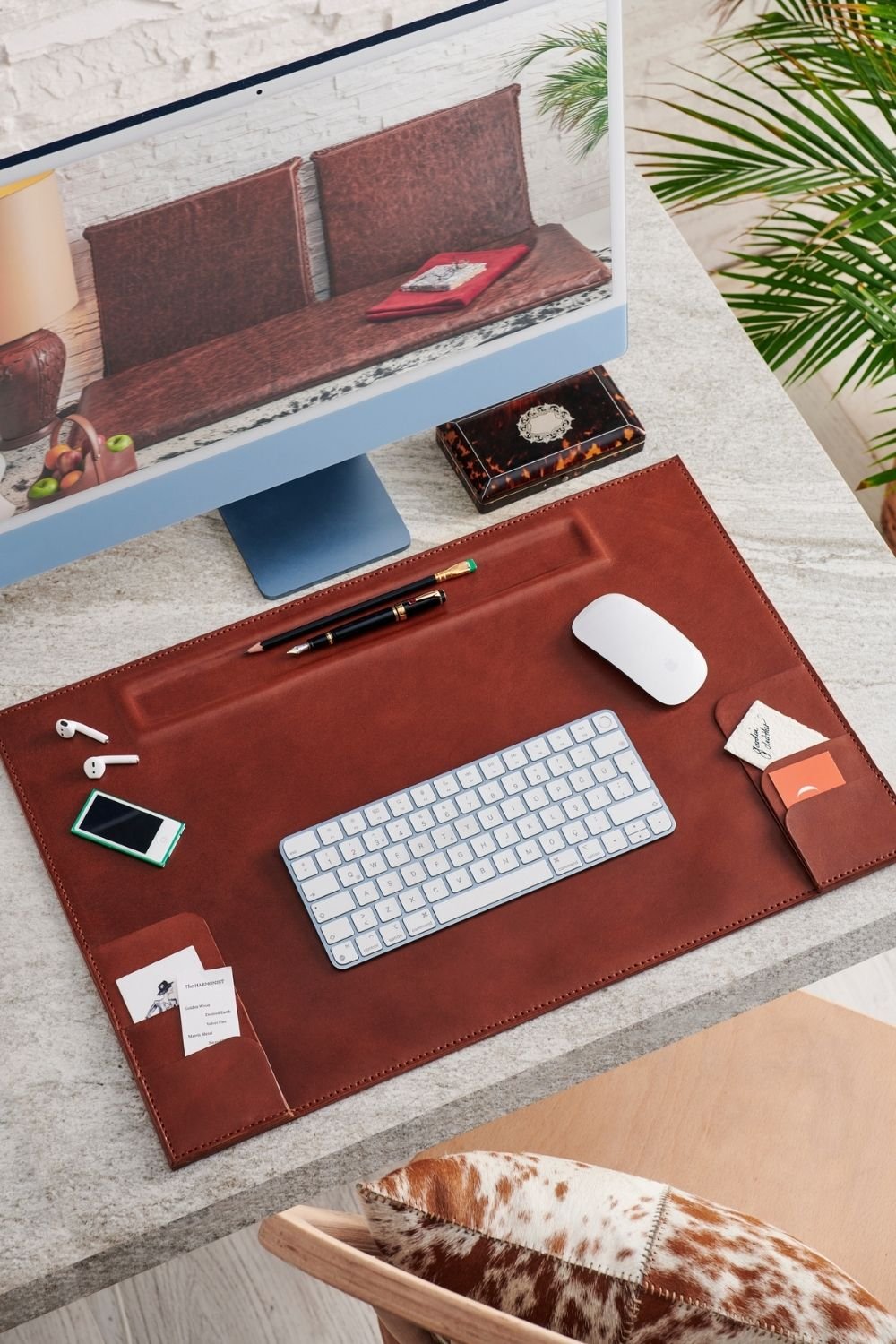 Gardin Leather-Masa Sümeni-Laptop Standı-1-Milagron.com