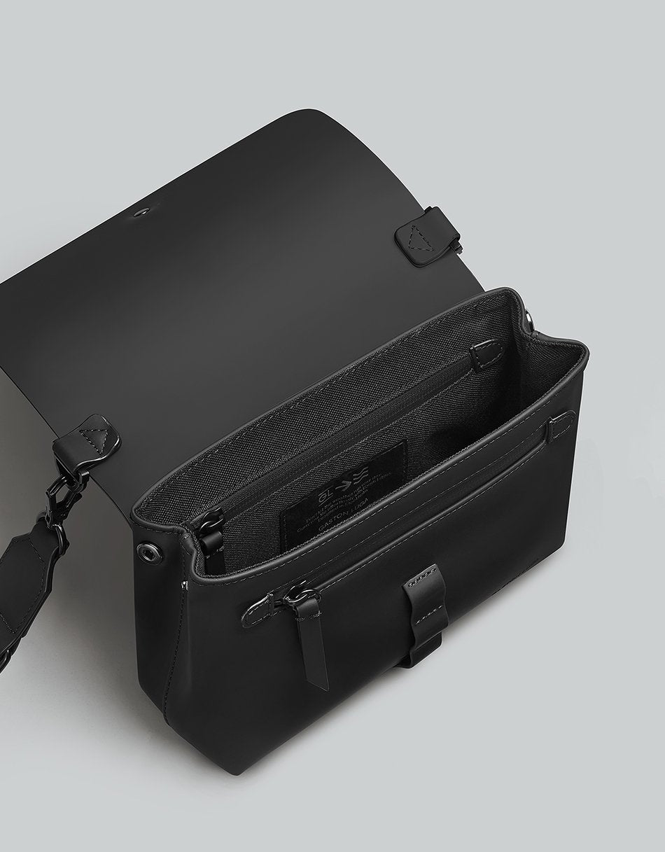 Gaston Luga-Gaston Luga Spläsh Crossbody Bag Black-El Çantası-2-Milagron.com