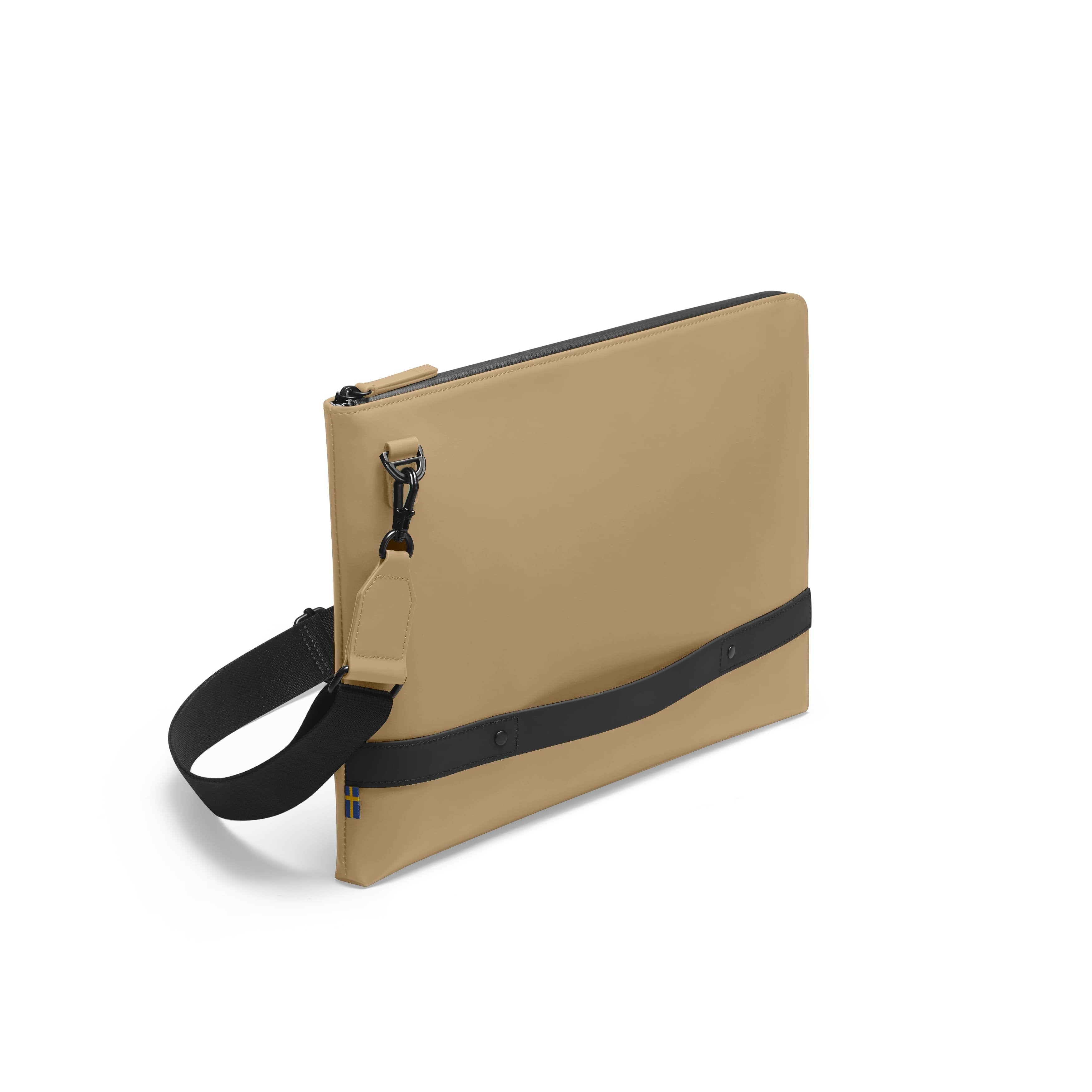 Gaston Luga-Gaston Luga Spläsh Laptop Bag 15"/16" Latte-Laptop & Evrak Çantası-3-Milagron.com