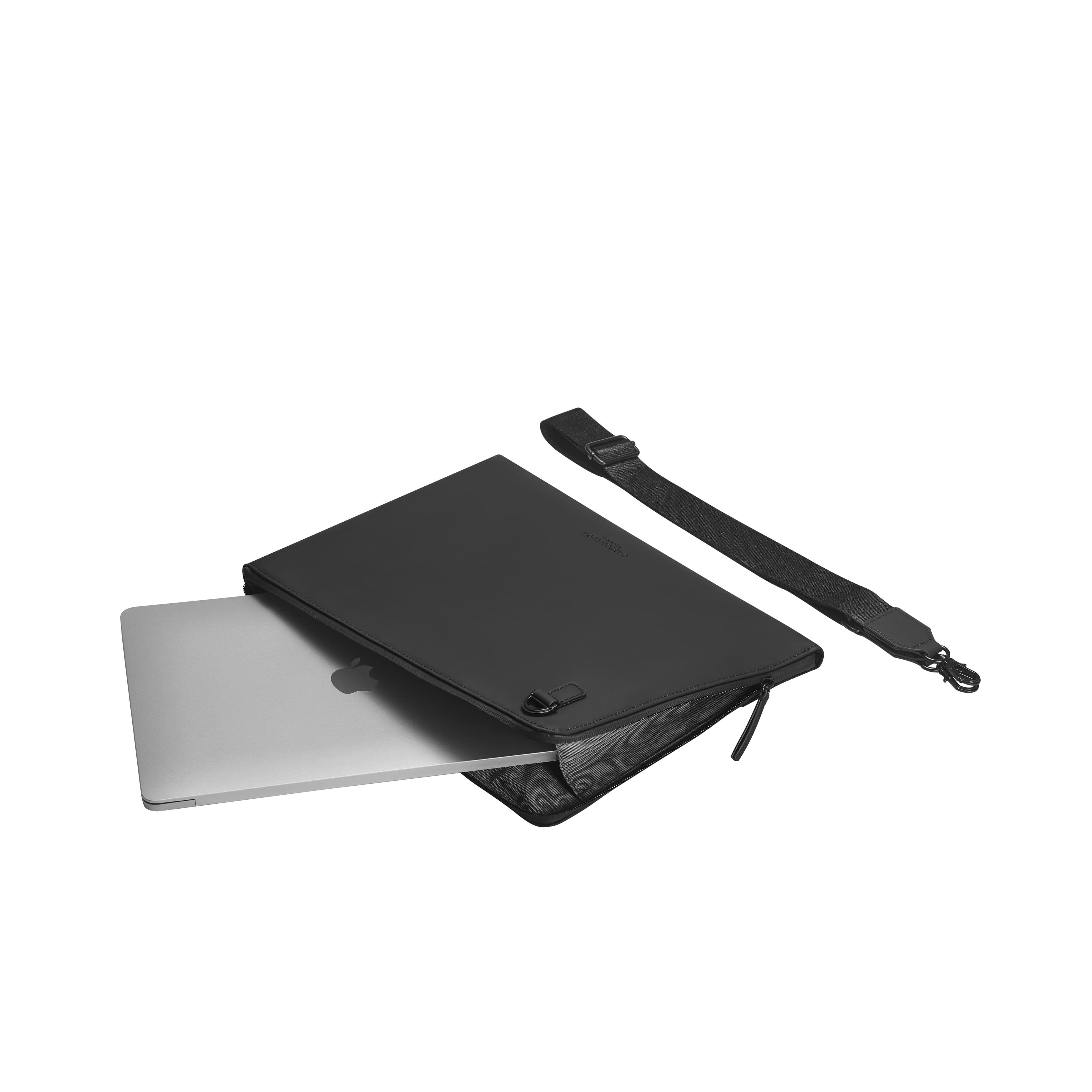 Gaston Luga-Gaston Luga Spläsh Laptop çantası 15"/16" Black-Laptop & Evrak Çantası-4-Milagron.com