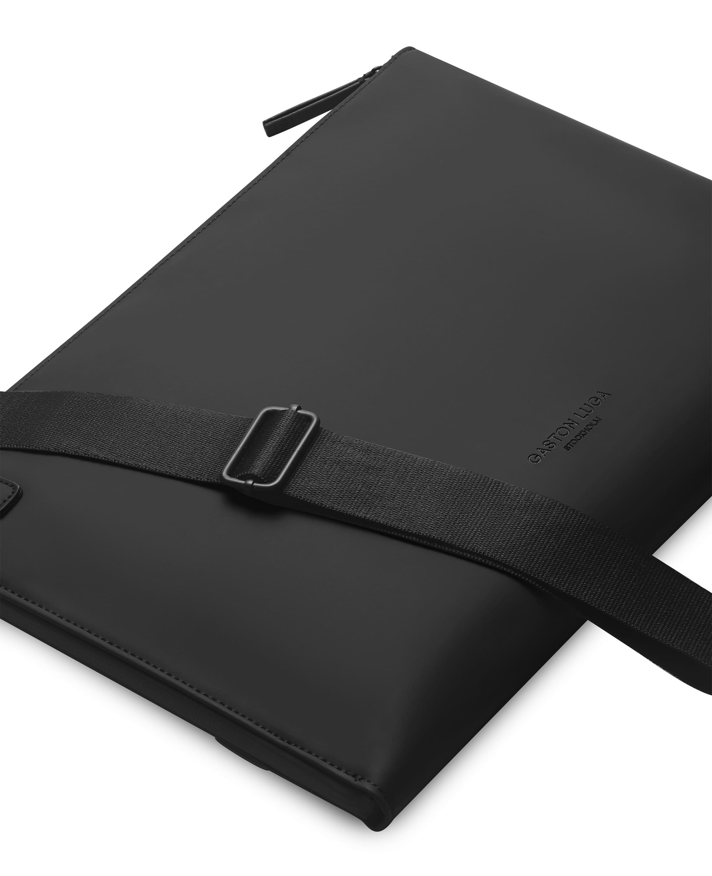 Gaston Luga-Gaston Luga Spläsh Laptop çantası 15"/16" Black-Laptop & Evrak Çantası-5-Milagron.com