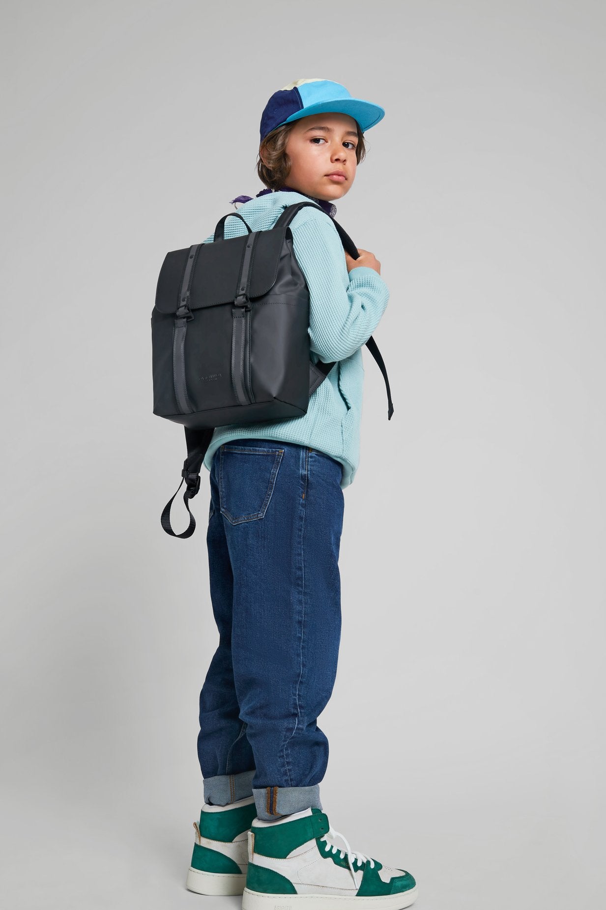 Gaston Luga-Gaston Luga Spläsh Mini Sırt çantası Black-Sırt Çantası-4-Milagron.com