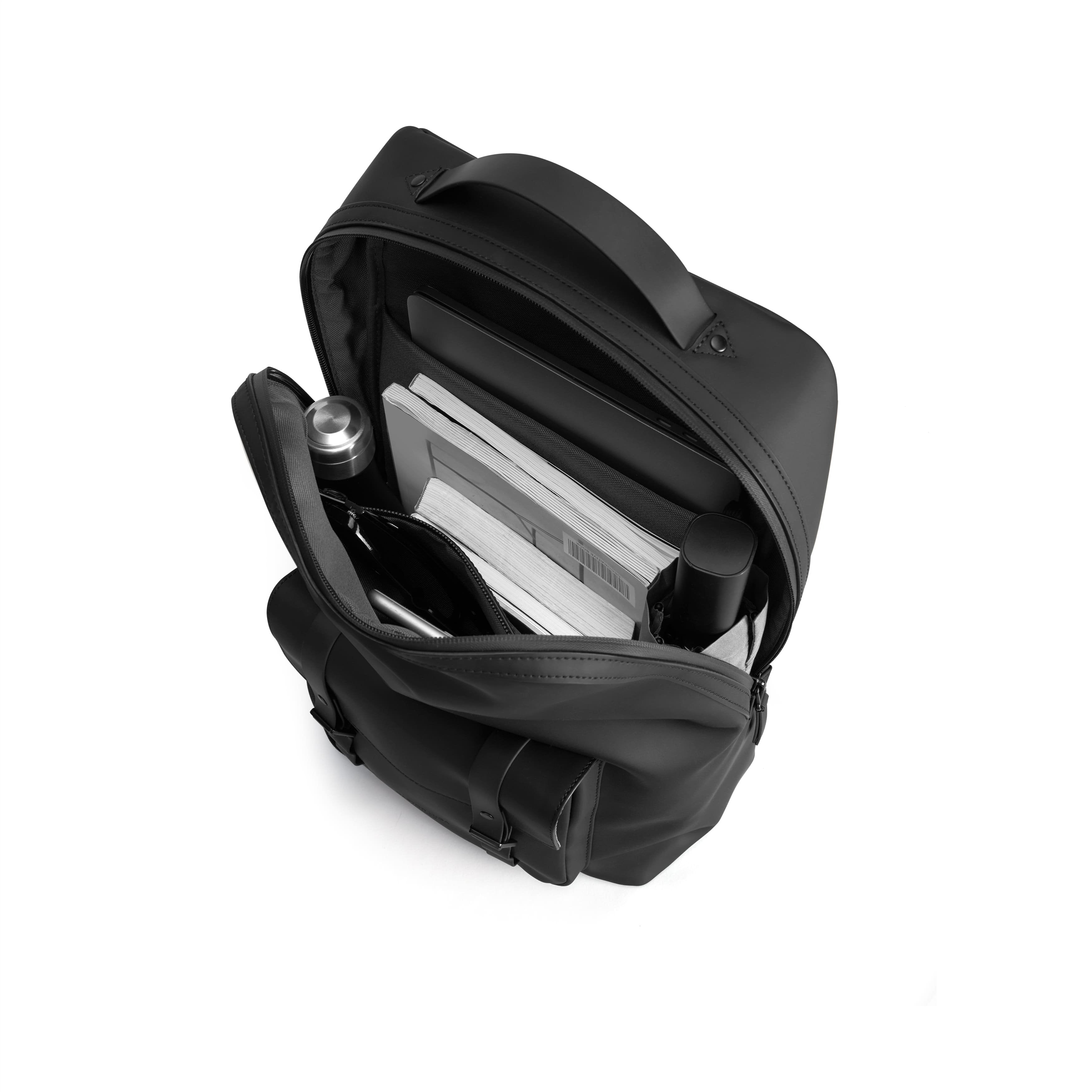 Gaston Luga-Gaston Luga Spläsh Org. Backpack 15" Sırt çantası Black-Sırt Çantası-4-Milagron.com