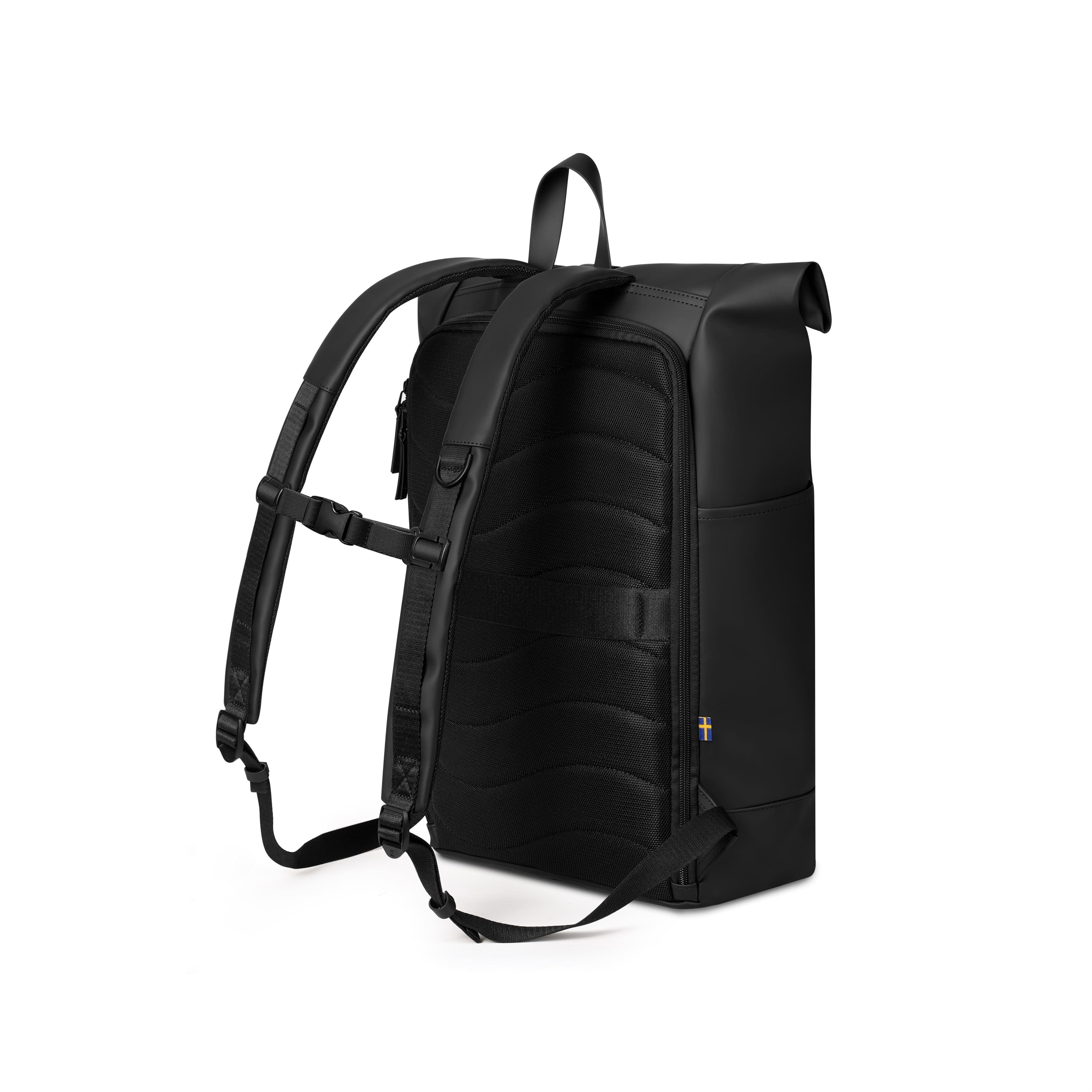 Gaston Luga-Gaston Luga Spläsh Rolltop 16" Sırt çantası Black-Sırt Çantası-2-Milagron.com