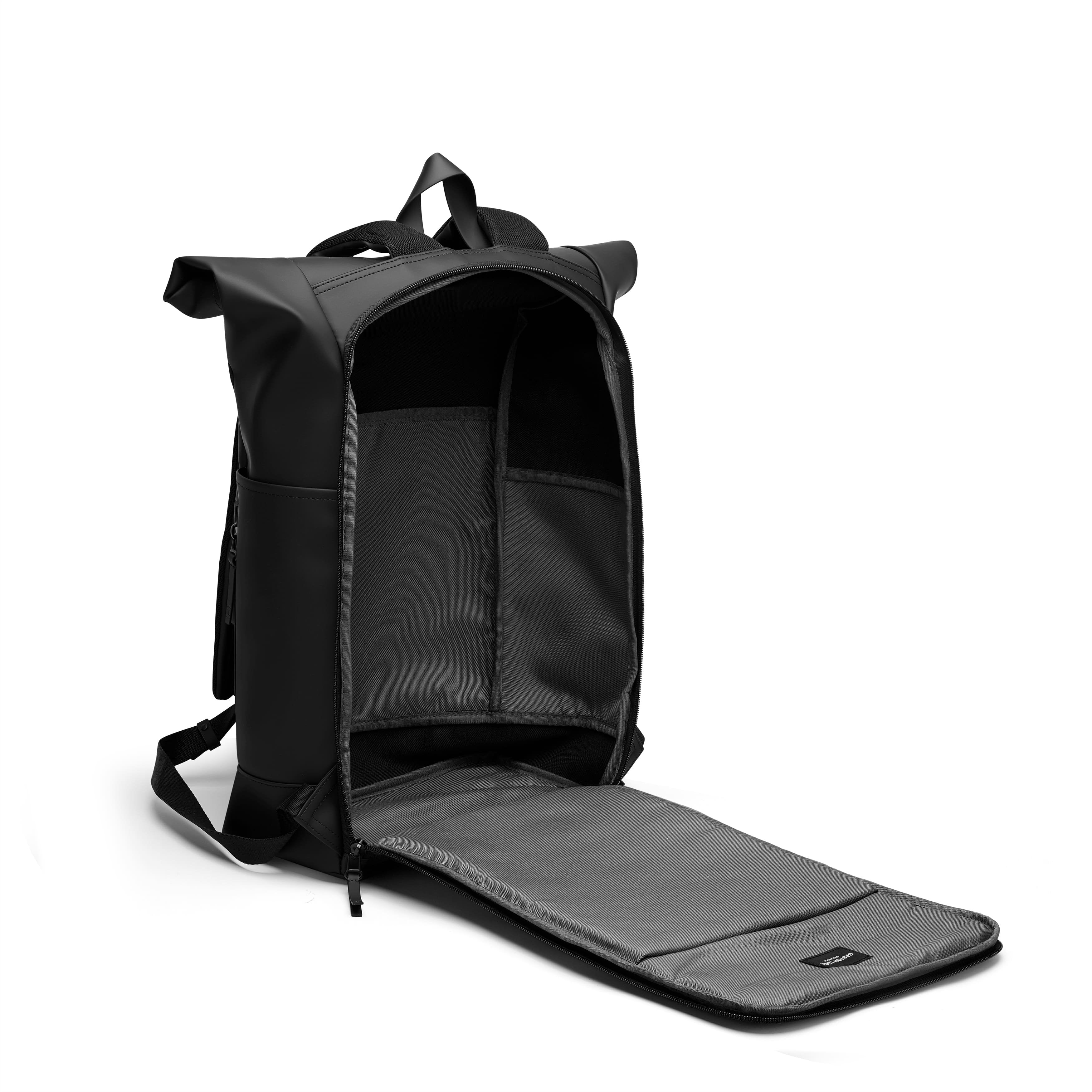 Gaston Luga-Gaston Luga Spläsh Rolltop 16" Sırt çantası Black-Sırt Çantası-3-Milagron.com