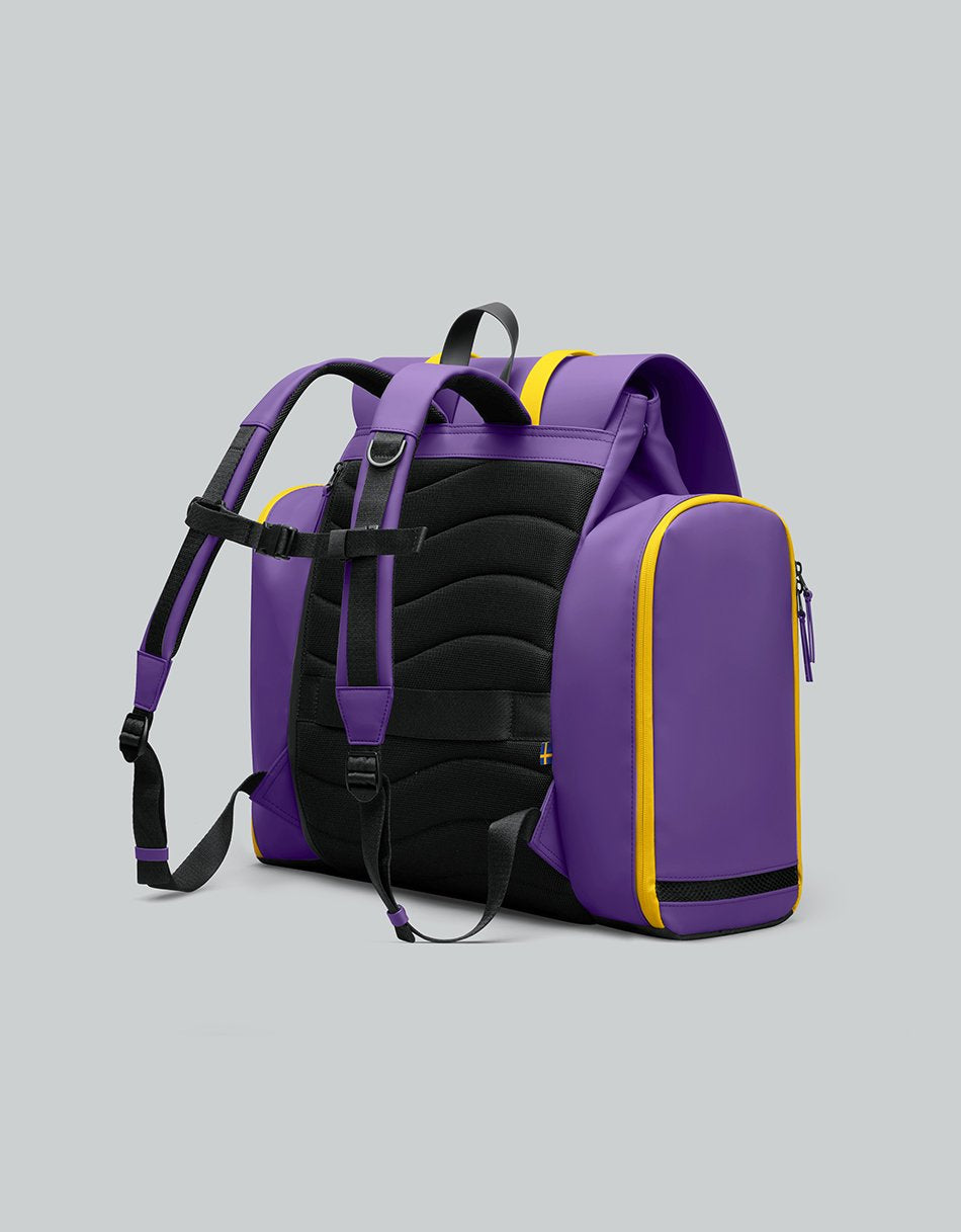 Gaston Luga-Gaston Luga Splash Sneaker Pockets Spor çantası Mor-Bavul & Seyahat Çantası-2-Milagron.com