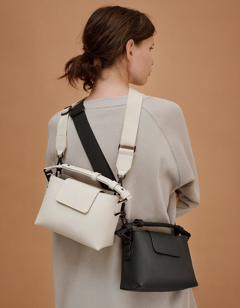 Gaston Luga-Gaston Luga Spläshini El çantası Cloud Cream-El Çantası-8-Milagron.com