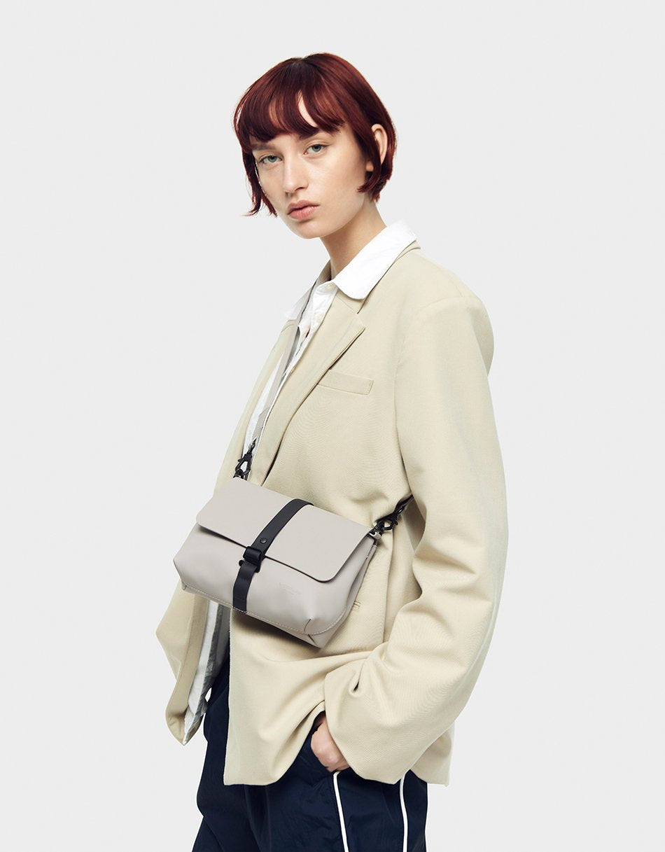 Gaston Luga Splash Crossbody Çanta -Taupe