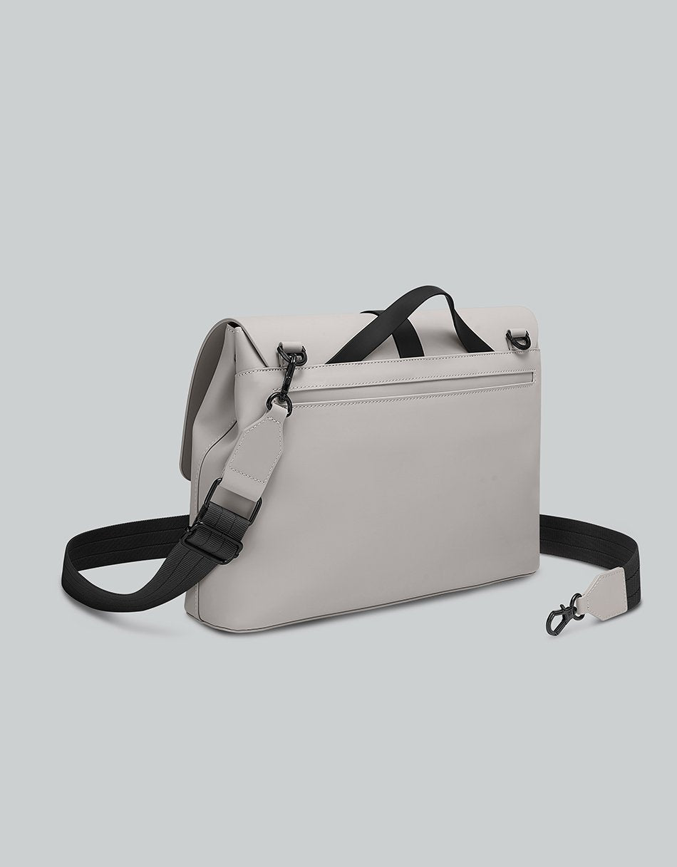 Gaston Luga Splash Crossbody Large 14" Çanta - Taupe