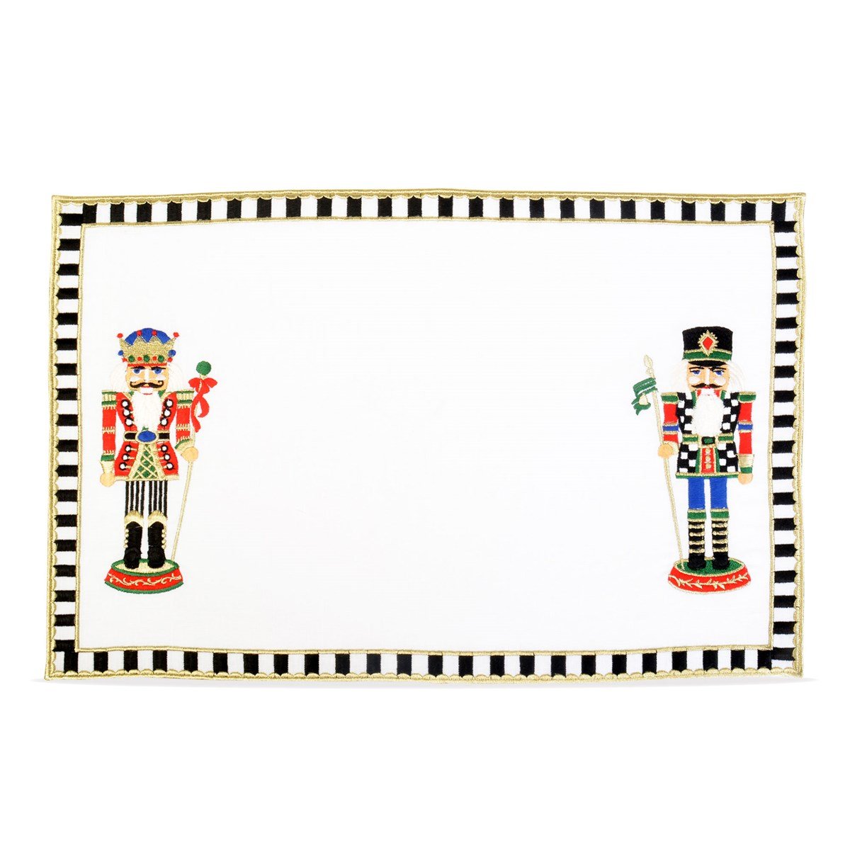 Dekoratif Nutcracker Kurşun Asker Desenli Amerikan Servis ( 2 Adet )