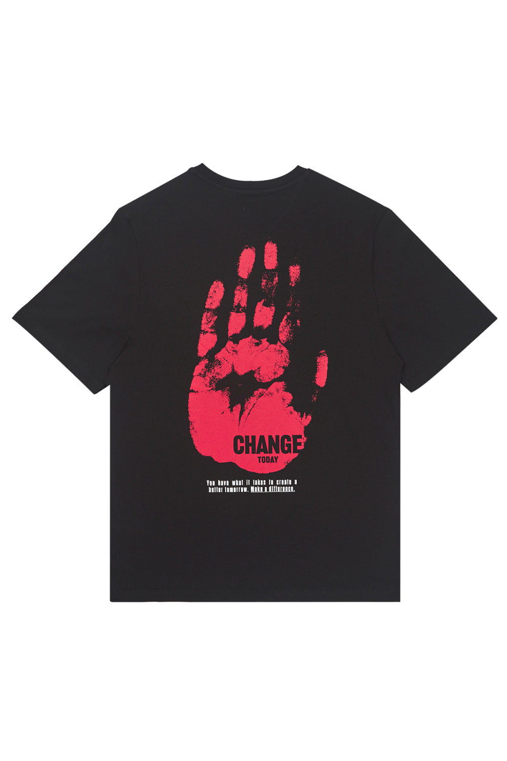 Generation Oz-Make A Change Black And Red T-shirt-T-Shirts-1-Milagron.com