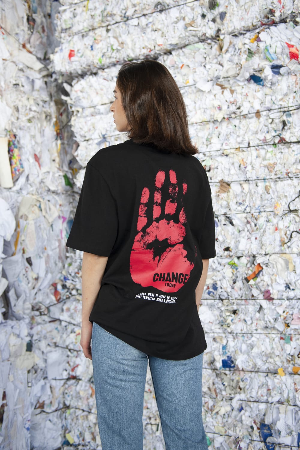 Generation Oz-Make A Change Black And Red T-shirt-T-Shirts-6-Milagron.com