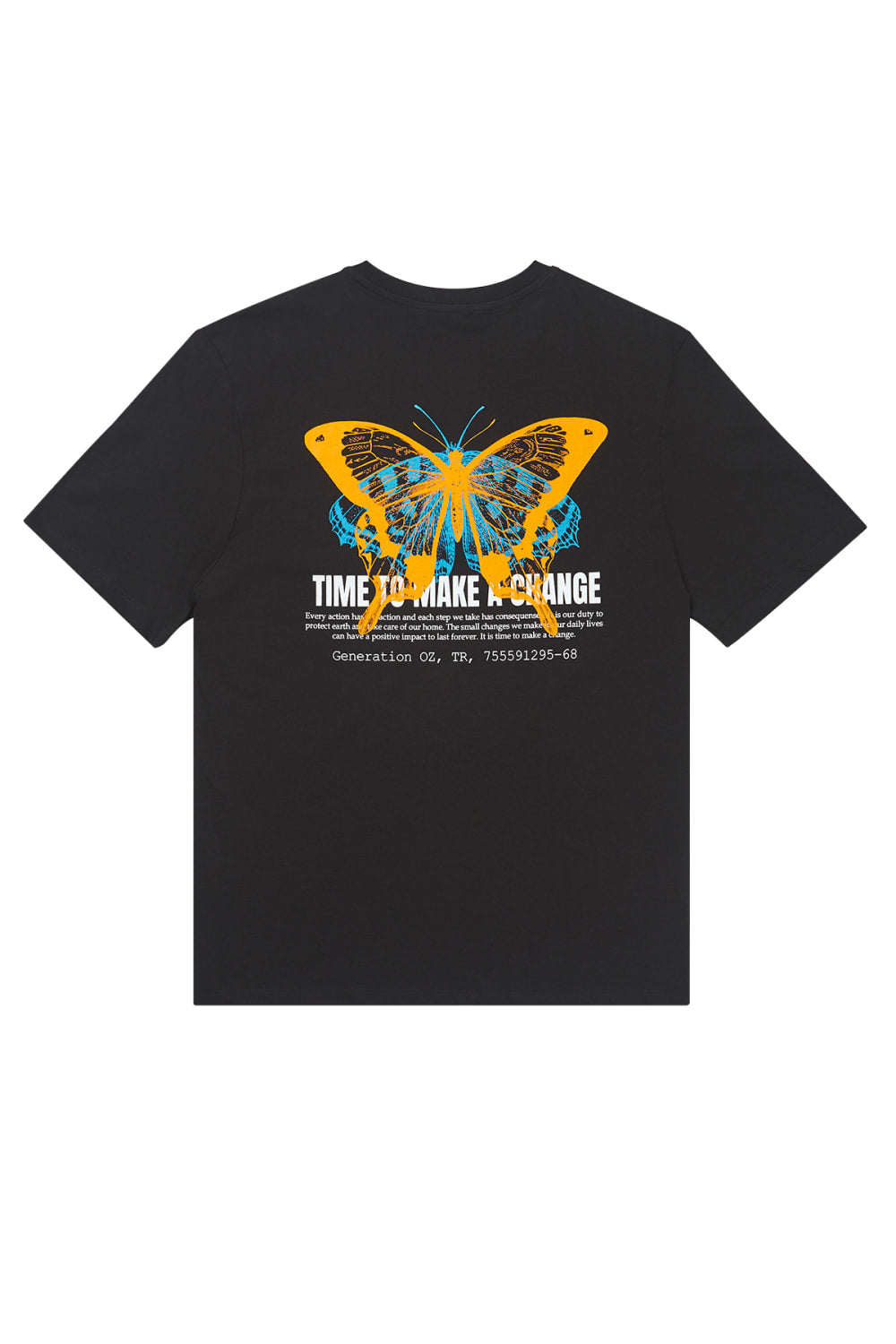 Generation Oz-Make A Change Black T-shi̇rt-T-Shirts-1-Milagron.com